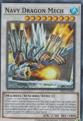 YUGIOH HOLO CARD 1 X NAVY DRAGON MECH DIFO-EN082 1ST EDITION | eBay