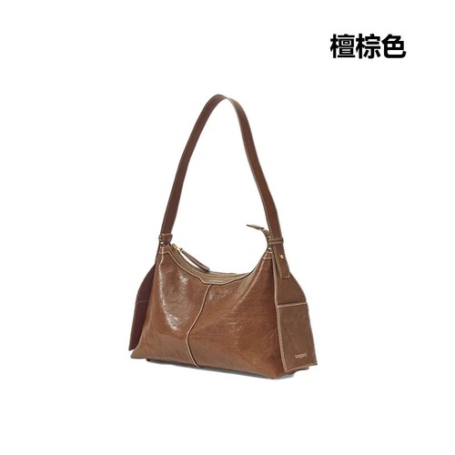 Bolso Hobo Songmont, Cuero de Vaca Curtido para Colgar en las Orejas, Bandolera de Un Hombro Bolso Suave - Imagen 11 de 12