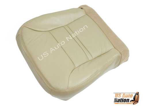 2000 01 Ford Excursion Eddie Bauer Driver Side Replacement Bottom Seat Cover Tan - Picture 9 of 9