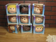 VTG Doll Baby Heads The Original Doll Baby Doll Heads-MN Thomas-1984-Lot Of 9