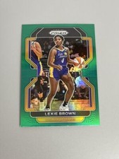 2022 Panini Prizm WNBA Green Prizm #57 Lexie Brown Los Angeles Sparks