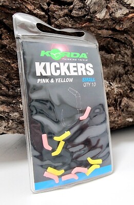 Korda Yellow / Pink Kickers Small 10 Stück für Haken Karpfenhaken Gr.10