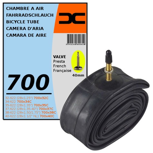 CAMERA D'ARIA 700x32C 40C (32/40-622) BICI VALVOLA PRESTA 40mm RUOTA GOMMA  | eBay