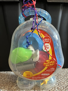 Mr. Potato Head Silly Suitcase Carry Case Playskool Firefighter Police 2007