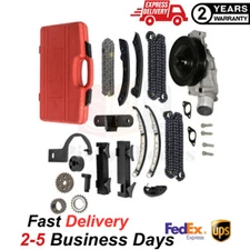 Water Pump Tool Timing Chain Kit Fit Land Rover LR4 Range Rover V6 AJ133 3.0L