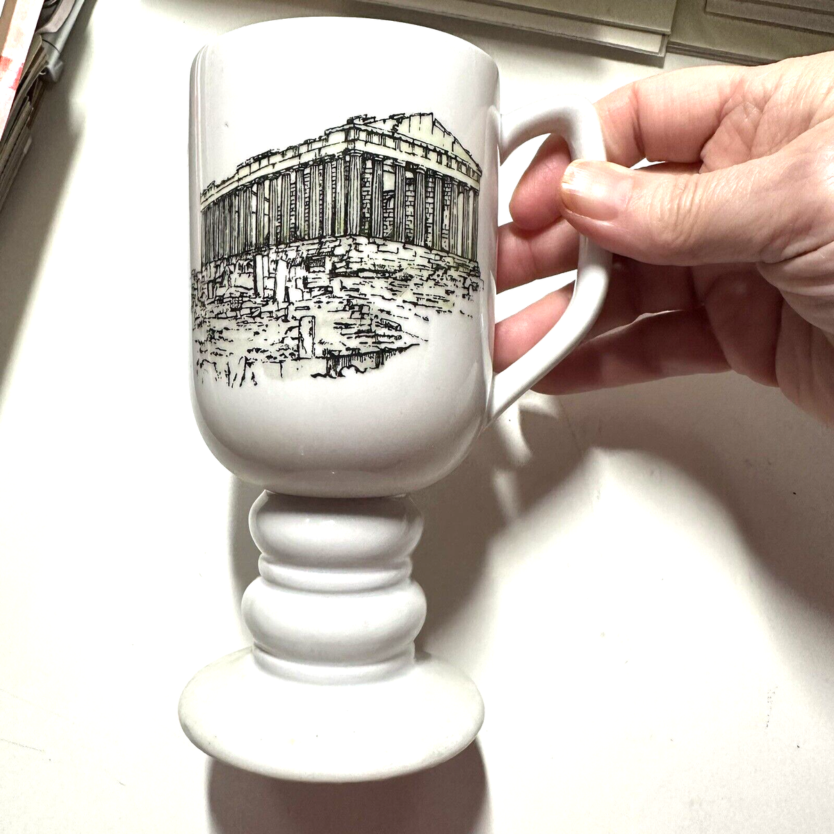 Kaysons Continental Cup Vintage 1965 Parthenon 8 Fl Oz Coffee Mug Japan