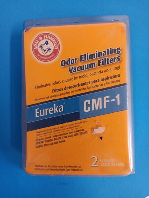 Eureka CMF-1 Odor Eliminating Vacuum Filters Arm & Hammer 2 Pack NIB Freeship B2
