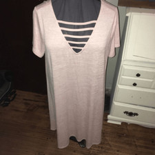 Lane Bryant cutout neckline loungewear dress