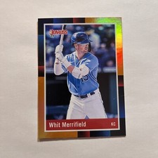 2022 Panini Donruss - Retro 1988 Holo Orange #250 Whit Merrifield