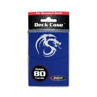 Blue BCW Gaming Deck Case - Holds 80 Sleeved Gaming cards - Card Protector — photo 3
