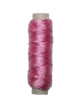 (0,09&euro;/m) Sattlergarn Zwirn 14x2x3 Polyester 50 m rosa &Oslash; 0,3mm (5510)