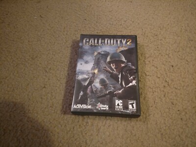 Call of Duty 2 (PC, 2003) Activision Six Disc Set With Key Code Infinity Ward