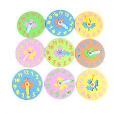 1 Piece Kids DIY Clock Learning Education Toy Jigsaw Puzzle Game for Children ZK
