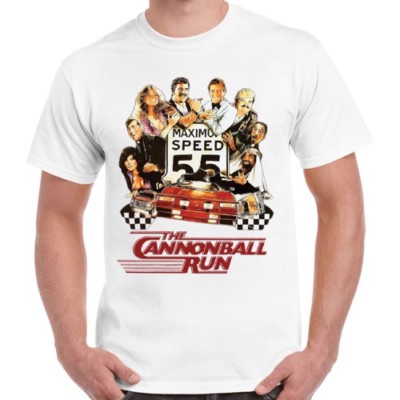 The Cannonball Run 80er Comedy Movie Poster Vintage Retro T-Shirt 901