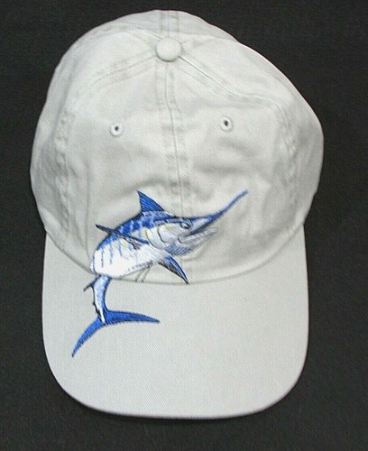BLUE MARLIN Sport Cap Embroidered Fish 