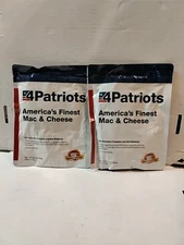 (X2) 4Patriots AMERICA'S FINEST MAC & CHEESE Survival Emergency Food 8 serving