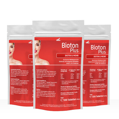 Biotin Plus Komplex Zink Selen & Folsäure - HAUT HAARE NÄGEL 400 Tabletten