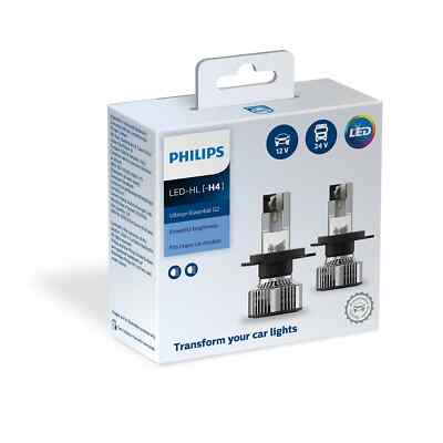 #ad #ad Philips H4 Ultinon Essential G2 LED Car Headlight Bulb set of 2 6500K $88.99