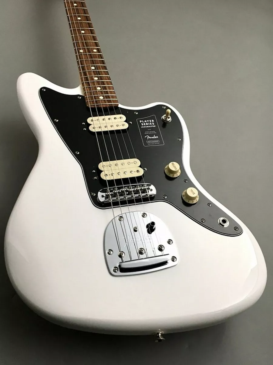 Fender Player Jazzmaster Electric Guitar Polar White Pau Ferro Fingerboard