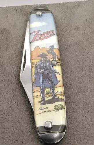 Vintage Novelty Knife Company Zorro Folding Pocket Knife 167-LX