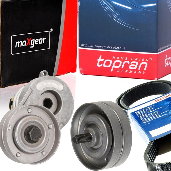 Bosch 6PK1590 Keilrippenriemen-Satz + Spanner FüR Astra G Corsa C Opel-image