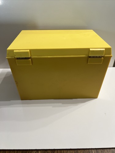 1971 The Betty Crocker Recipe Card Library yellow File Box Vintage - Picture 8 of 11