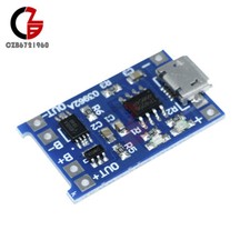 2 PIEZAS USB 5V 1A 18650 Placa Cargador de Batería de Litio con Módulo de Protección TP4056