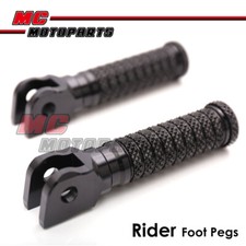 For Kawasaki Z1000 ZR1000 2010-2020 Black Driver Footpegs