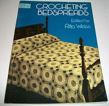 VINTAGE PATTERN LEAFLET 1978 DOVER CROCHET CROCHETING BEDSPREADS