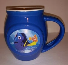 Disney Finding Nemo! Dory Blue Coffee Cup Mug "AS IS" - IN FACTORY GLAZING FLAWS