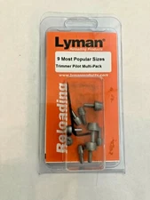 Lyman Case Trimmer 9-Pilot Multi-Pack # 7822202 New!
