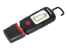 Sealey LED3601 Rechargeable 360° Inspection Lamp 3W COB+1W LED Torch