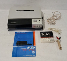 Vtg Aiwa Mode Tp 701 Japan Translator Tape Recorder Reel To Reel In Box