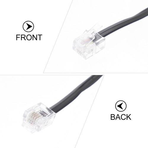 10 PCS RJ11 Cable Phone Cord Phone Line Cord RJ11 Cable Telephone - Photo 2/12