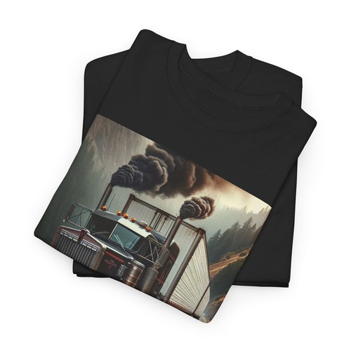 Retro Kenworth Semi Tee, Vintage Truck Driver Shirt, Diesel Engine Tshirt, Long - Picture 3 of 144