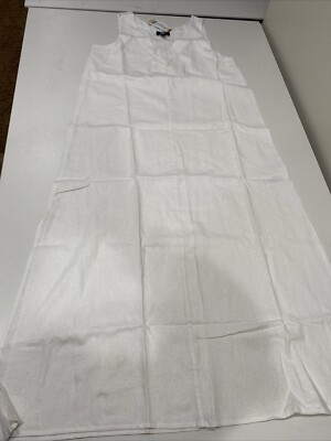 DKNY V-Neck Linen Maxi Dress White M | eBay DKNY V-Neck Linen Maxi Dress White M | eBay