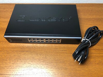 Linksys EtherFast 4116 EF4116 16-Port 10/100Mbps Ethernet Switch, Used