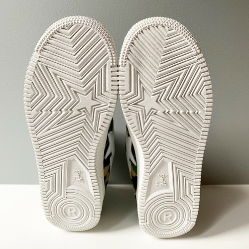 A Bathing Ape Bape Sta Bapesta Low ABC Camo Green US8  - Picture 4 of 8