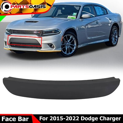 New Front Bumper Face Bar  Molding Textured For 2015-2022 Dodge Charger