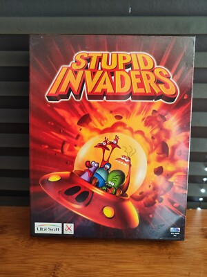 Stupid Invaders (PC, 2001) Ubisoft ungeöffnet retro vintage sammler
