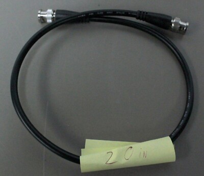 Sunf Pu E89980 Cable BNC Male RF Connectors 20 INCH 80C 30V Coaxial Audio Video