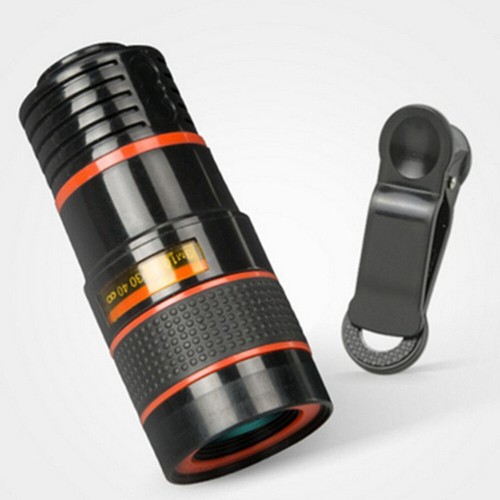 8X Monocular Telescope Lens Phone Telephoto Lens Cellphone Zoom Lens with Clip - 第 7/12 張圖片
