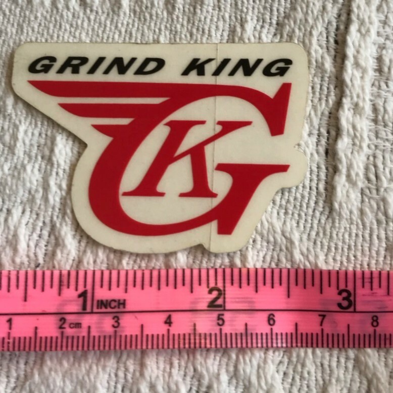 VINTAGE Grind King Trucks sticker NOS 1995 skateboard 90's BRAND