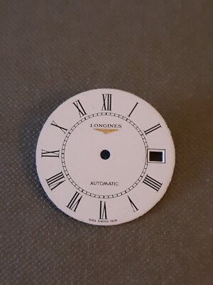LONGINES Vintage Automatik Zifferblatt, Farbe weiß, NOS, 28mm