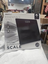 Vivitar Essentials Series Digital Bathroom Scale One Size Clear/Black