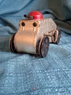 Vtg 1930s Louis Marx Tin Windup Midget Tank Working Red Turret Patent 1244539