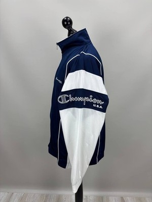た*ん様 champion vintage アウター Mens vintage jacket Champion U.S.A. Size XL/XXL Color Blue Duties