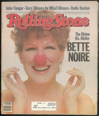 ROLLING STONE 12/9 1882: Bette Midler Gary Gilmore John Cougar Mellencamp