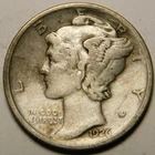 1926 D Mercury Dime F - VF    "Actual Coin Pictured - Not Cleaned"