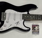 MYLES KENNEDY SIGNED BLACK ELECTRIC GUITAR ALTAR BRIDGE RARE JSA COA — photo 2